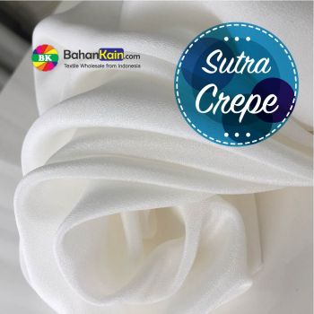 Bahan Kain Silk Crepe lebar 115 cm